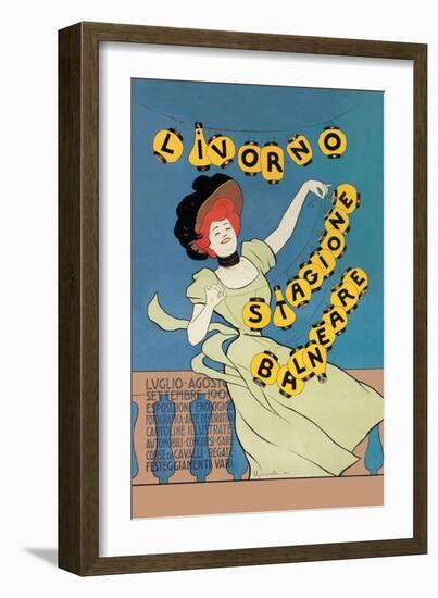 Livorno - Seaside Season-Leonetto Cappiello-Framed Art Print