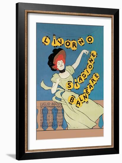 Livorno - Seaside Season-Leonetto Cappiello-Framed Art Print