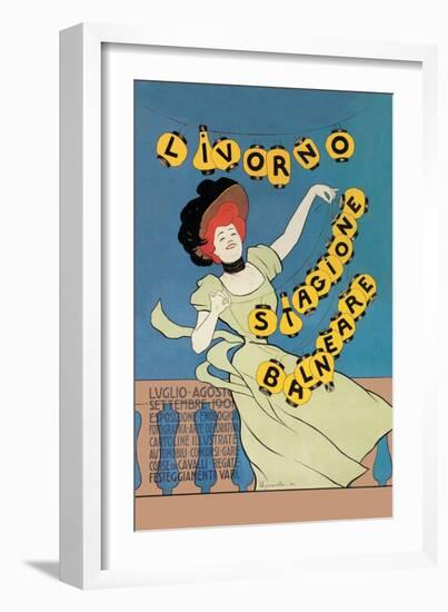 Livorno - Seaside Season-Leonetto Cappiello-Framed Art Print