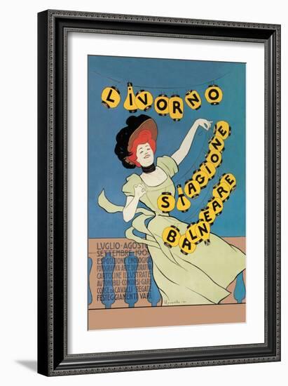 Livorno - Seaside Season-Leonetto Cappiello-Framed Art Print