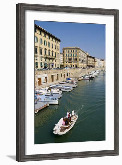 Livorno Waterfront-Charles Bowman-Framed Photographic Print