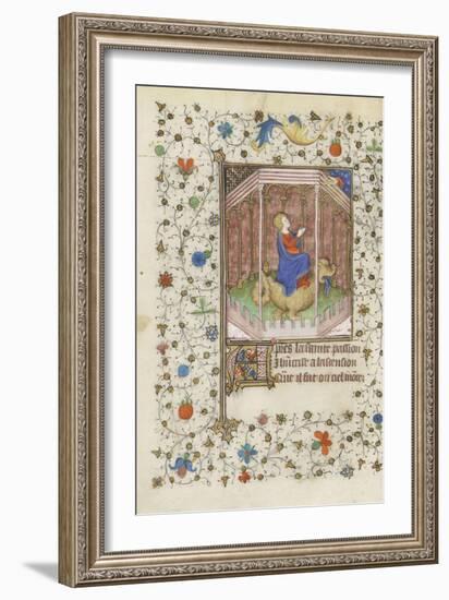 Livre d'heures. Sainte Marguerite d'Antioche-null-Framed Giclee Print