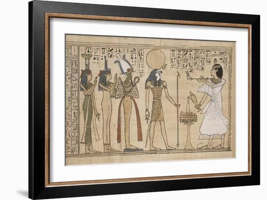 Livre des Morts de Khonsoumes-null-Framed Giclee Print