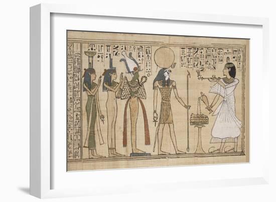 Livre des Morts de Khonsoumes-null-Framed Giclee Print