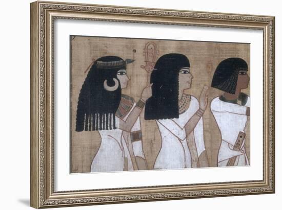 Livre des morts, papyrus de Nebqed-null-Framed Giclee Print