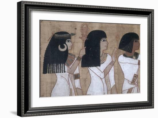 Livre des morts, papyrus de Nebqed-null-Framed Giclee Print