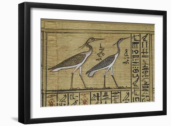 Livre des morts, papyrus de Nebqed-null-Framed Giclee Print