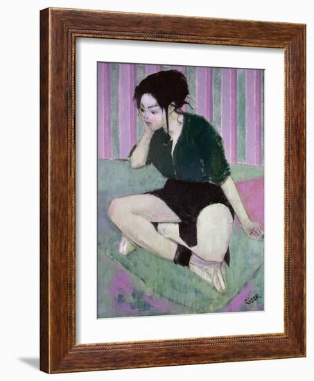 Liz (Oil on Canvas)-Endre Roder-Framed Giclee Print