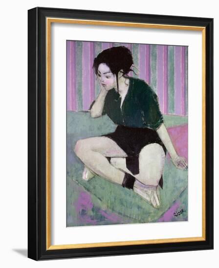 Liz (Oil on Canvas)-Endre Roder-Framed Giclee Print