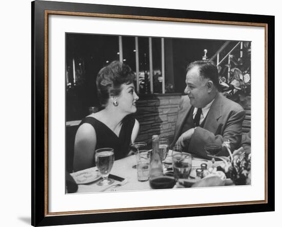 Liz Renay with Gangster Anthony Coppola-Peter Stackpole-Framed Premium Photographic Print