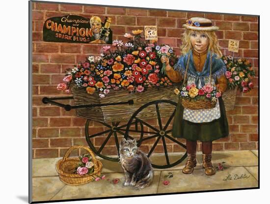 Liza Flower Girl-Lee Dubin-Mounted Giclee Print