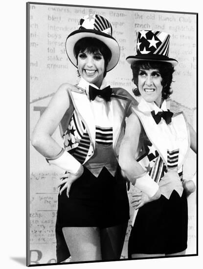 Liza Minnelli and Ruth Buzzi Perform a Tap Dance on the Rowan and Martin's Laugh-In-null-Mounted Photo