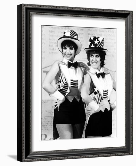 Liza Minnelli and Ruth Buzzi Perform a Tap Dance on the Rowan and Martin's Laugh-In-null-Framed Photo