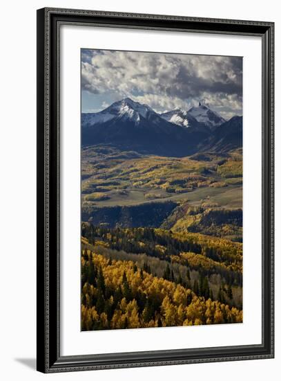 Lizard Head and Yellow Aspens in the Fall-James Hager-Framed Photographic Print