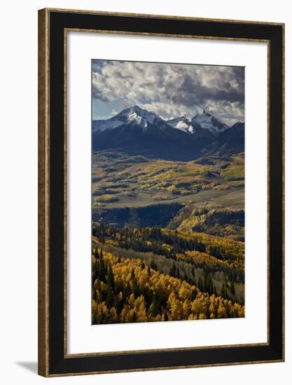 Lizard Head and Yellow Aspens in the Fall-James Hager-Framed Photographic Print