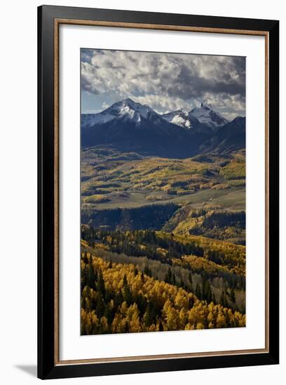 Lizard Head and Yellow Aspens in the Fall-James Hager-Framed Photographic Print