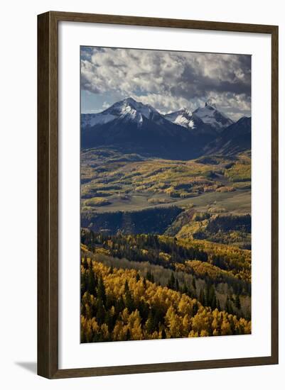 Lizard Head and Yellow Aspens in the Fall-James Hager-Framed Photographic Print