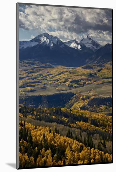 Lizard Head and Yellow Aspens in the Fall-James Hager-Mounted Photographic Print