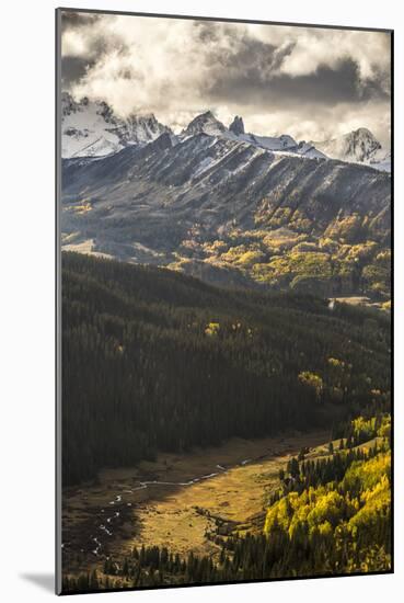 Lizard Head, Mt Wilson, Wilson Peak, & El Diente Peak During Autumn Storm, San Juan Mts, Colorado-Dan Holz-Mounted Photographic Print