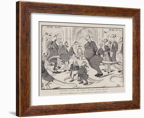 Lizard Land, or What Might Have Been!-Edward Tennyson Reed-Framed Giclee Print