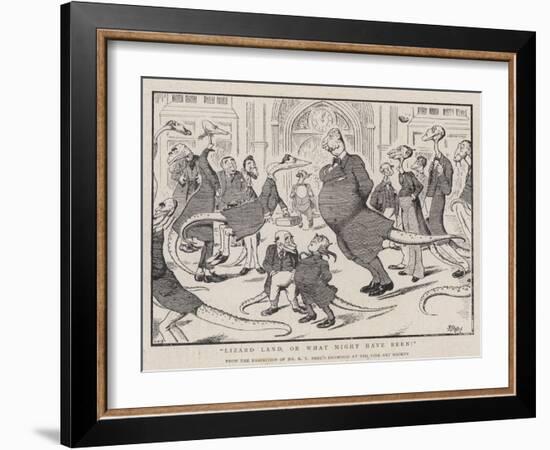 Lizard Land, or What Might Have Been!-Edward Tennyson Reed-Framed Giclee Print