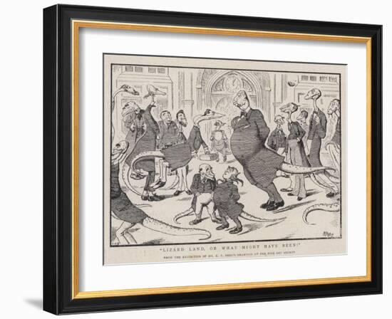 Lizard Land, or What Might Have Been!-Edward Tennyson Reed-Framed Giclee Print