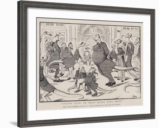 Lizard Land, or What Might Have Been!-Edward Tennyson Reed-Framed Giclee Print