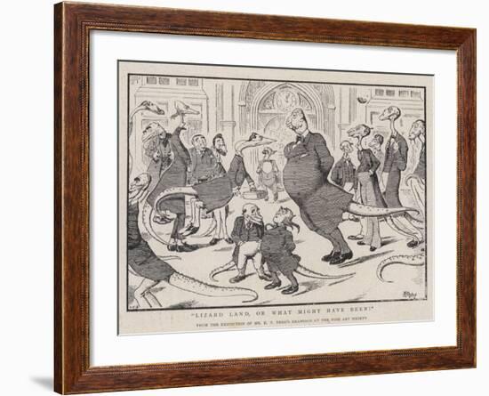 Lizard Land, or What Might Have Been!-Edward Tennyson Reed-Framed Giclee Print