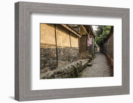 Lizhuang Ancient Town, Yibin, Sichuan Province, China, Asia-Michael Snell-Framed Photographic Print