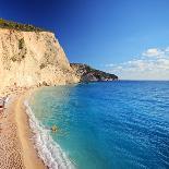 A View of a Beach at Lefkada Island, Greece, Shot with a Tilt and Shift Lens-Ljsphotography-Photographic Print