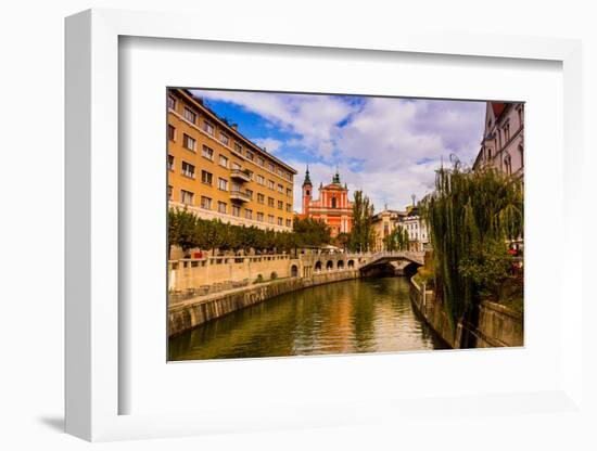 Ljubljana, the capital of Slovenia, Europe-Laura Grier-Framed Photographic Print