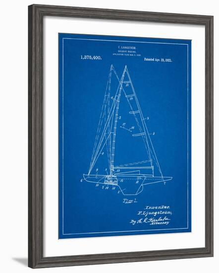 Ljungstrom Sailboat Rigging Patent-Cole Borders-Framed Art Print