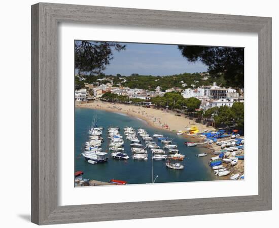 Llafranc, Near Palafrugell, Costa Brava, Catalonia, Spain, Mediterranean, Europe-Stuart Black-Framed Photographic Print