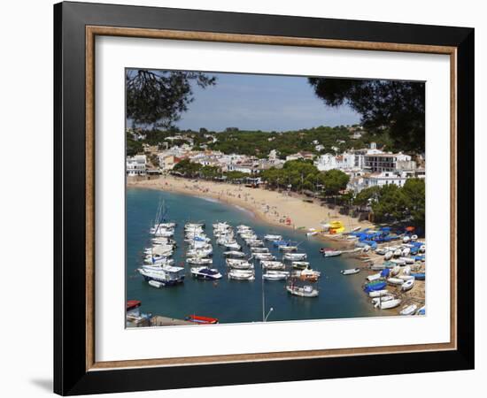 Llafranc, Near Palafrugell, Costa Brava, Catalonia, Spain, Mediterranean, Europe-Stuart Black-Framed Photographic Print