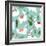 Llama and Cactus Pattern-ONYXprj-Framed Art Print