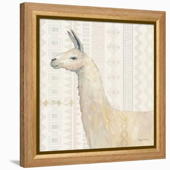 Llama Land III-Avery Tillmon-Framed Stretched Canvas