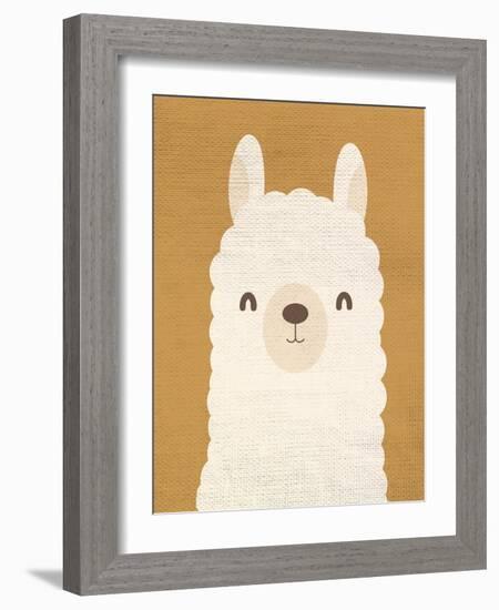 Llama Love 2-Kimberly Allen-Framed Art Print