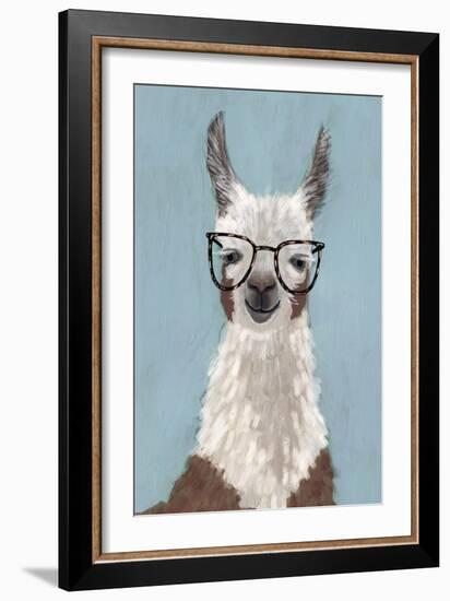 Llama Specs I-Victoria Borges-Framed Art Print