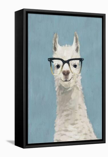 Llama Specs II-Victoria Borges-Framed Stretched Canvas