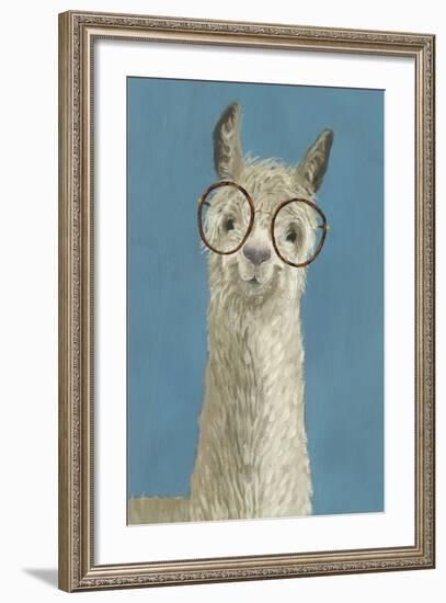 Llama Specs III-Victoria Borges-Framed Art Print