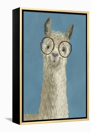 Llama Specs III-Victoria Borges-Framed Stretched Canvas