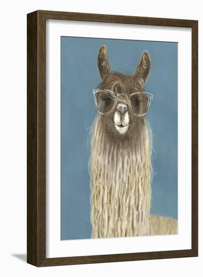 Llama Specs IV-Victoria Borges-Framed Art Print