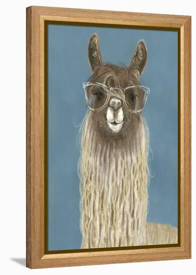 Llama Specs IV-Victoria Borges-Framed Stretched Canvas