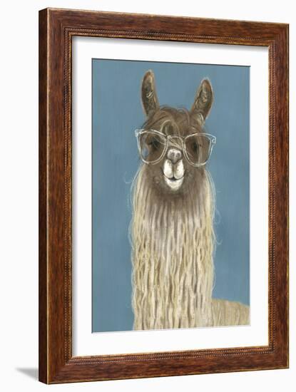 Llama Specs IV-Victoria Borges-Framed Art Print