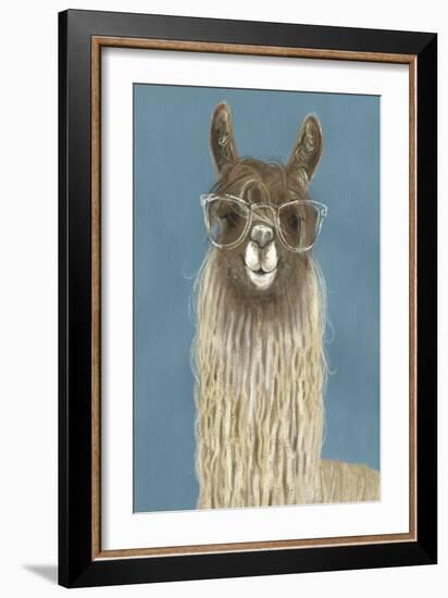 Llama Specs IV-Victoria Borges-Framed Art Print