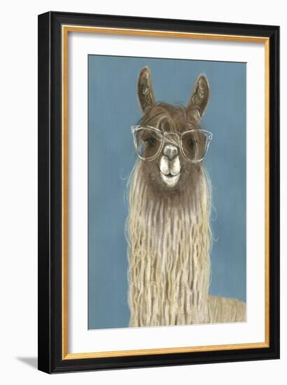 Llama Specs IV-Victoria Borges-Framed Art Print