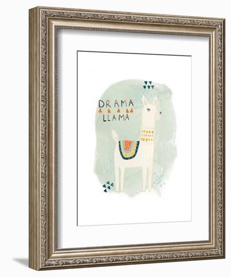 Llama Squad II-June Vess-Framed Art Print