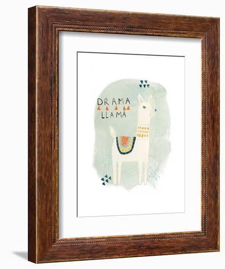 Llama Squad II-June Vess-Framed Art Print