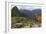 Llama standing at Machu Picchu viewpoint, UNESCO World Heritage Site, Peru, South America-Don Mammoser-Framed Photographic Print