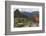 Llama standing at Machu Picchu viewpoint, UNESCO World Heritage Site, Peru, South America-Don Mammoser-Framed Photographic Print